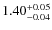 $\rm 1.40^{+0.05}_{-0.04}$