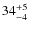 $\rm 34^{+5}_{-4}$