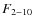 $F_{\rm 2-10}$