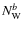 $N_{\rm W}^{{b}}$