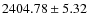 $2404.78\pm5.32$