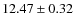 $12.47\pm0.32$