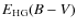 $E_{\rm HG}(B-V)$