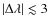 $\vert\Delta \lambda\vert \lesssim 3$