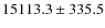 $15113.3\pm335.5 $