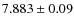 $7.883\pm0.09$