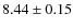 $8.44\pm0.15$