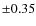 ${\pm}0.35$