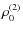 $\rho_0^{(2)}$