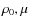 $\rho_0,\mu$