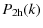 $\displaystyle P_{\rm 2h}(k)$
