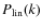 $P_{\rm lin}(k)$