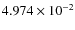 $4.974\times 10^{-2}$