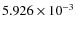 $5.926\times 10^{-3}$