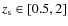 $z_{\rm s} \in [0.5,2]$