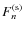 $F_n^{({\rm s})}$