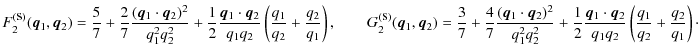 $\displaystyle %
F_2^{(\textrm{s})}({\vec q_1},{\vec q_2}) = \frac{5}{7}+
\frac{...
...q_1}\cdot{\vec q_2}}{q_1 q_2}
\left(\frac{q_1}{q_2}+\frac{q_2}{q_1}\right)\cdot$