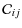$\displaystyle %
\mathcal{C}_{ij}$