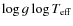 $\log g \log T_{\rm eff}$