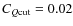 $C_{Q{\rm cut}}=0.02$