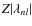 $Z\vert\lambda_{nl}\vert$