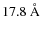 $17.8~\AA$