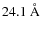 $24.1~\AA$