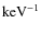 ${\rm keV}^{-1}$