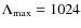 $\Lambda_{\rm max}=1024$