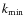 $k_{\rm min}$