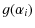 $\displaystyle g(\alpha_i)$