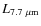 $L_{7.7~\mu{\rm m}}$