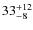 $\rm 33 ^{+12}_{-8}$