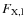$F_{\rm X,l}$