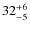$\rm 32^{+6}_{-5}$