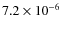 $7.2\times10^{-6}$