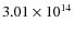 $3.01\times10^{14}$