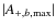 $\vert A_{+,b,\max}\vert$