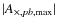 $\vert A_{\times,pb,\max}\vert$
