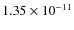$1.35\times10^{-11}$