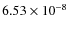 $6.53\times10^{-8}$