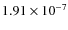 $1.91\times10^{-7}$
