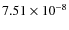 $7.51\times10^{-8}$