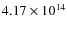 $4.17\times10^{14}$