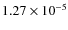 $1.27\times10^{-5}$