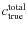 $c_{\rm true}^{\rm total}$