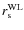 $r_{\rm s}^{\rm WL}$