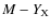 $M-Y_{\rm X}$