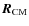 ${\vec R}_{\rm CM}$