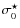 $\sigma_{0}^\star$